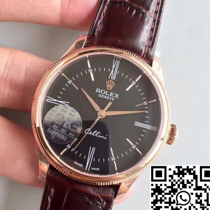 Dial Factory V4 Black MKS 50505 Rolex Cellini 0323